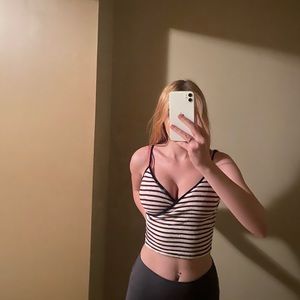Striped crop top 2 for 20